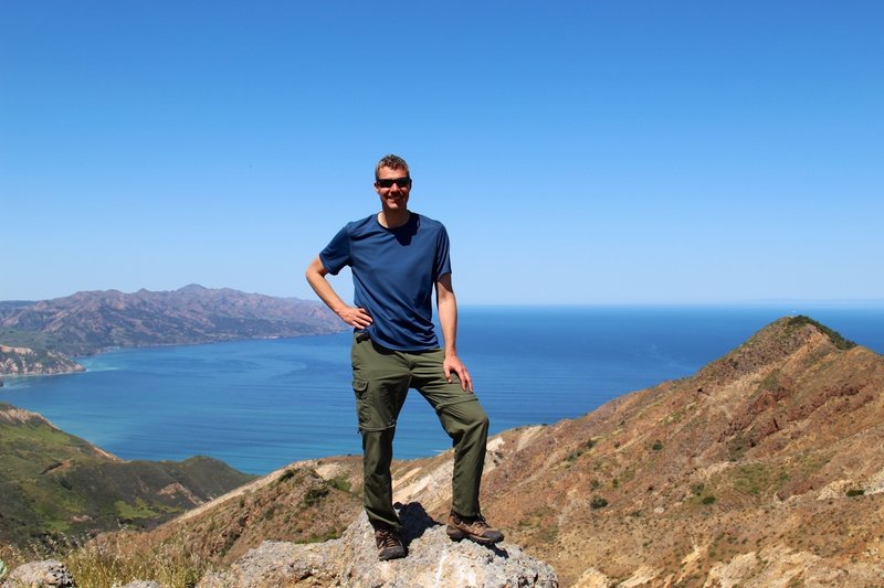 David on Montañon Ridge Peak.