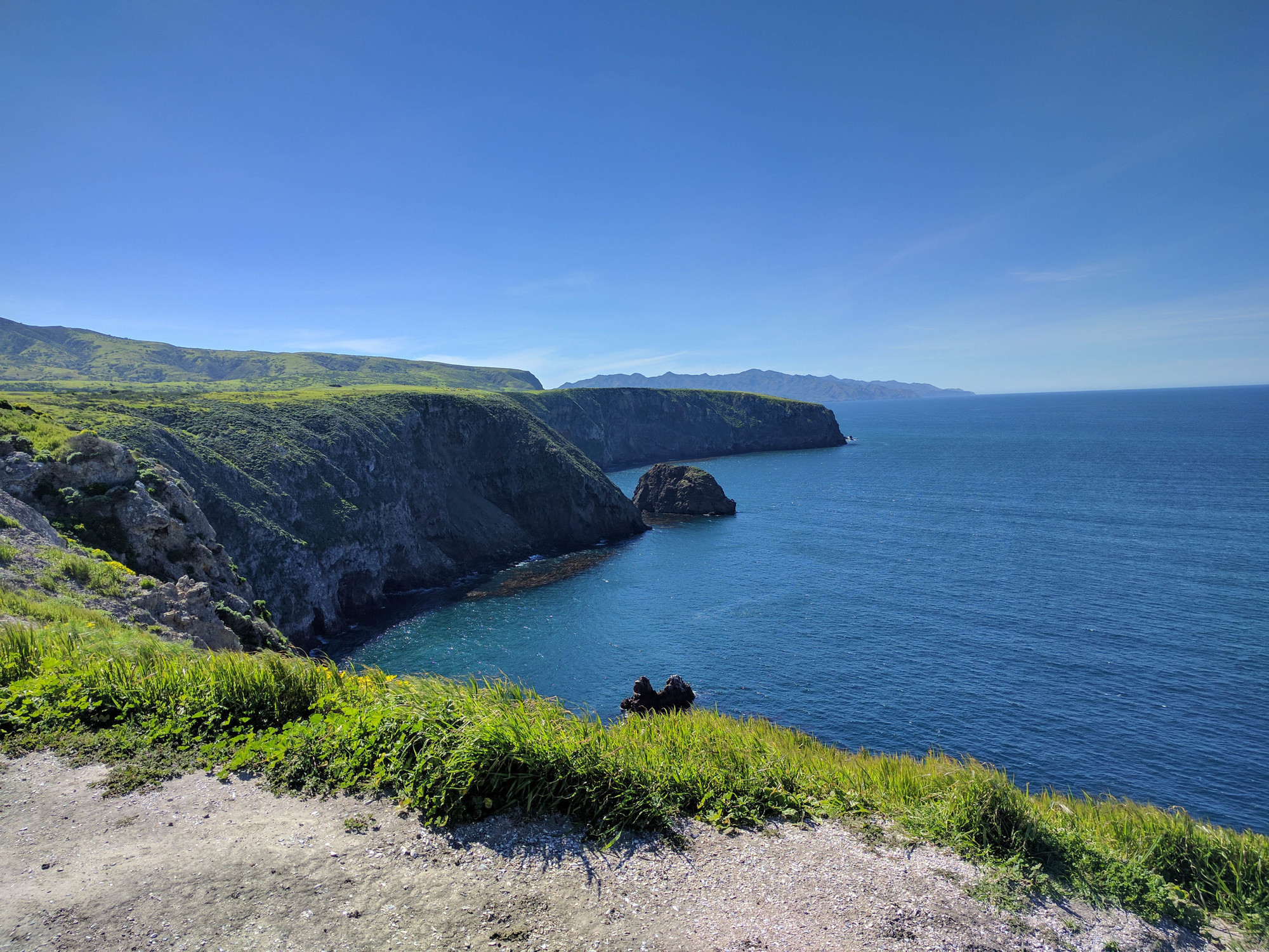 Cavern Point Loop Trail cliff view