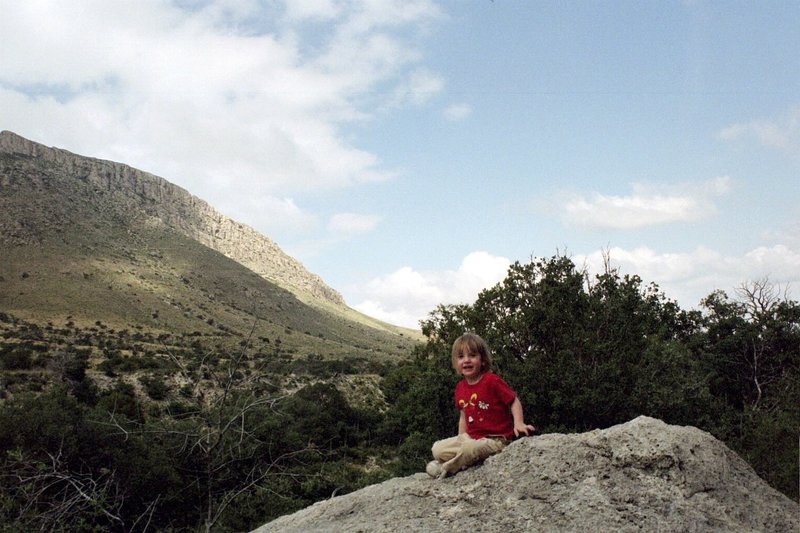 Exploring off the Devil's Hall Trail.