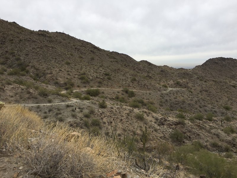 Turnbuckle Trail facing east