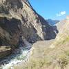 Approaching the first river crossing