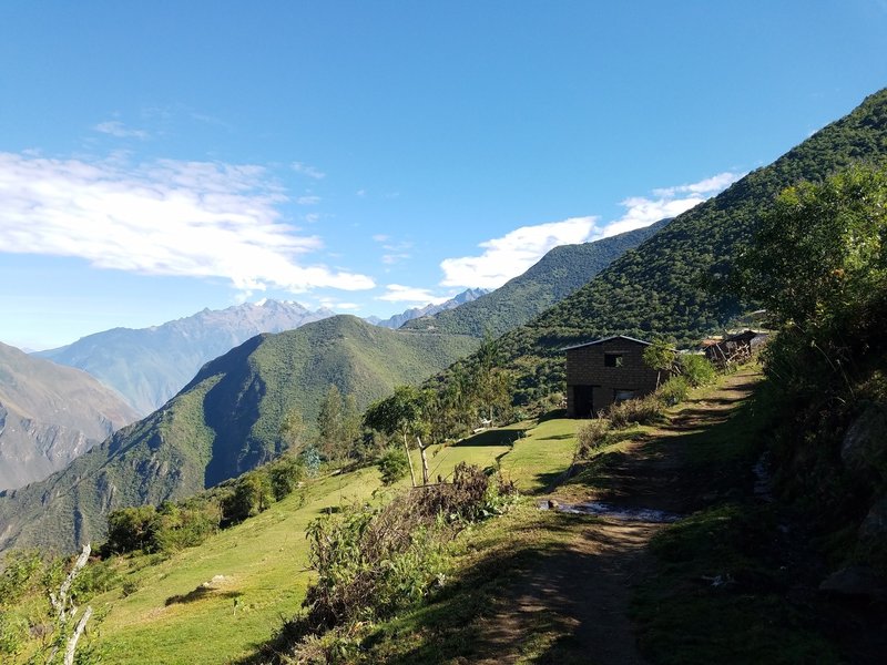 Very small village en route to Choquequirao