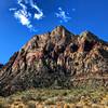 The colorful Mount Wilson rising 3000' feet above the canyon