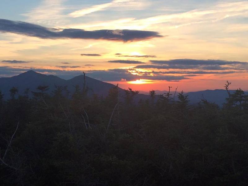 Sunset over Mt. Washington from the Carter Moriah Trail