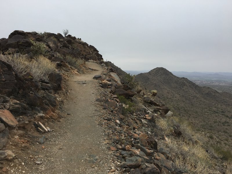 Along the crest looking southeast