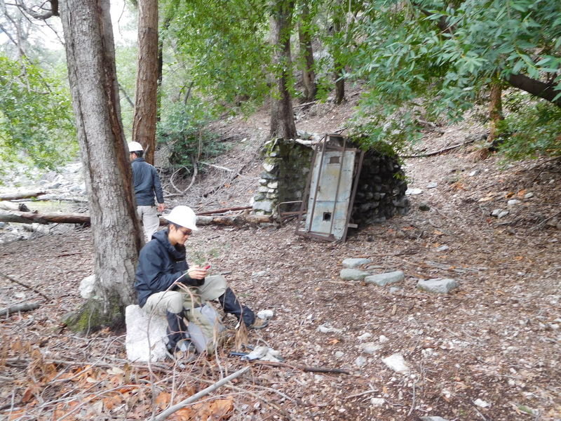 Small stone building in Bear Canyon