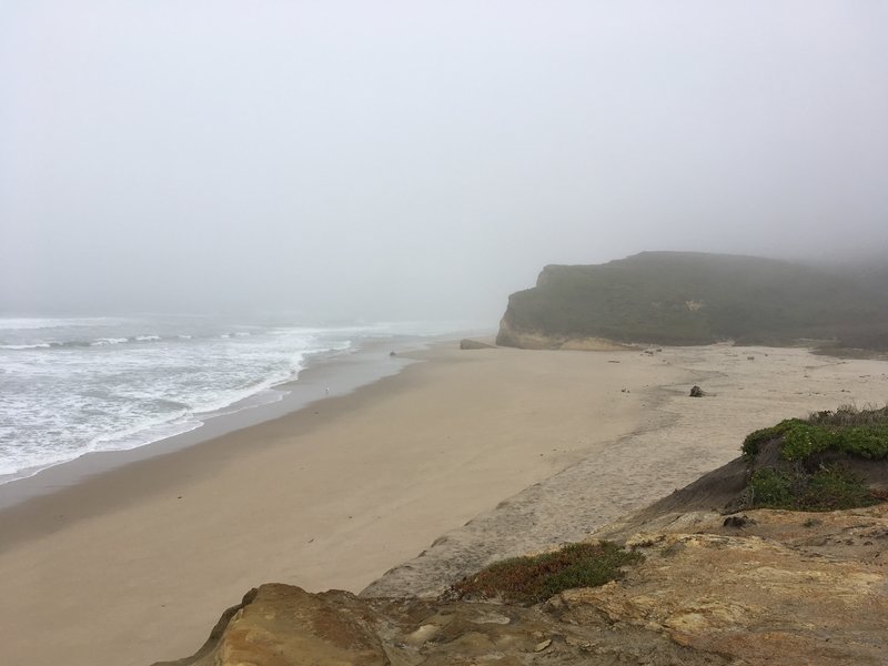 Pescadero State Beach Overlook Point Past North Pond Trail