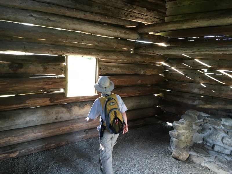 View from inside the blockhouse.