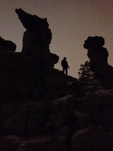A little night hiking on Pulpit.