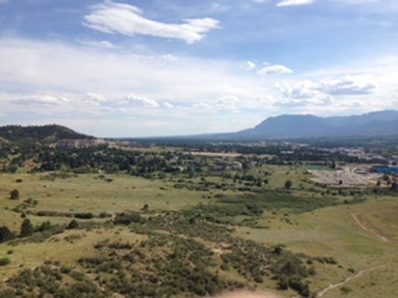 Looking South from top of Pulpit.