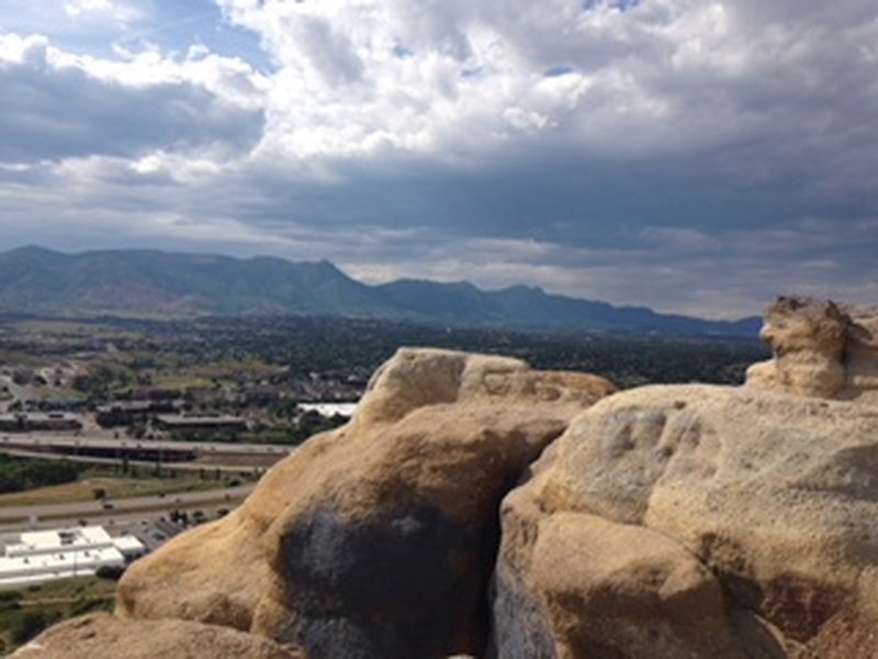 Looking north from top of Pulpit.