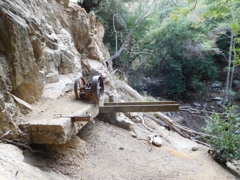 Old machinery at Dawn Mine