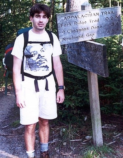 July 1996, hiking the AT with MLK