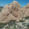 Big boulders on the west slopes