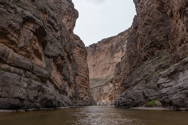 wade in the middle of the Rio Grande