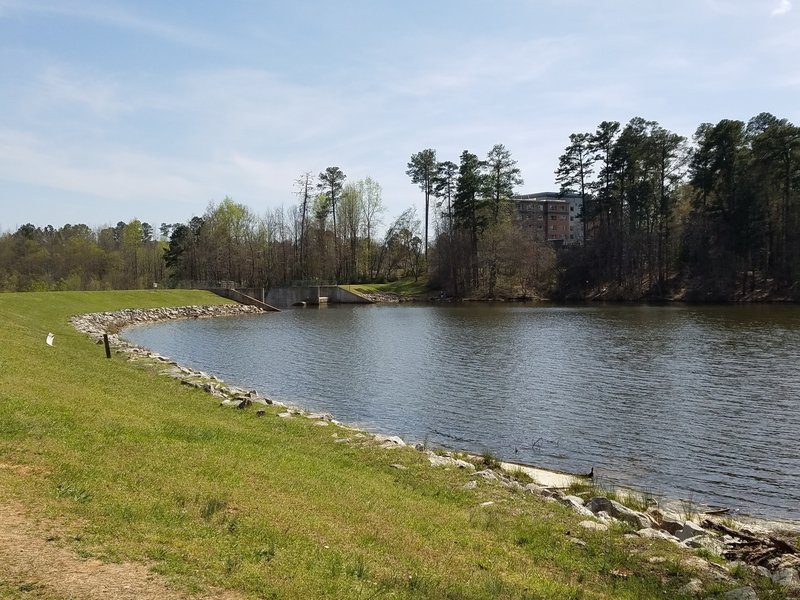 Lake Raleigh and The State View.