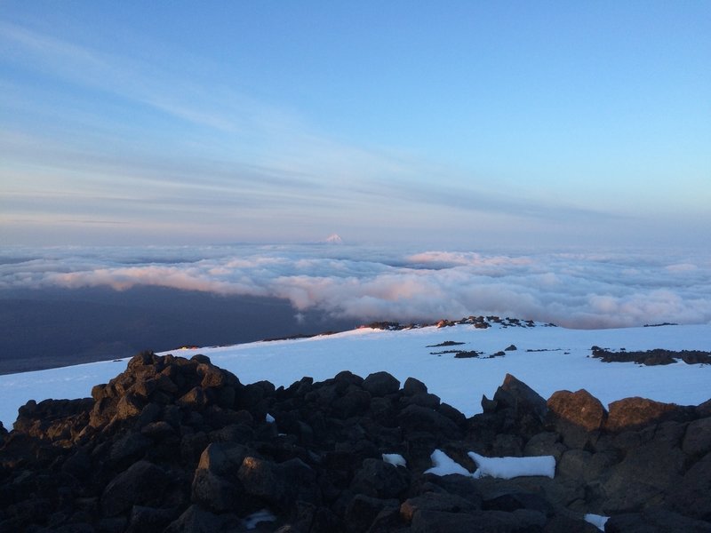 Camping at Lunch Counter the night before ascending Mt Adams