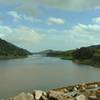 Coyote Lake as seen from the dam at the north end of the lake.