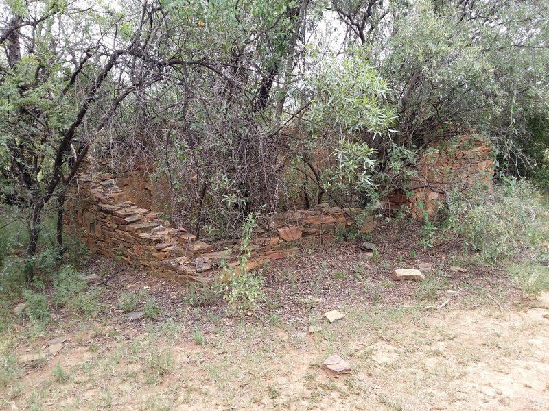 A view of the remnants of Muragie on the Zebra route.