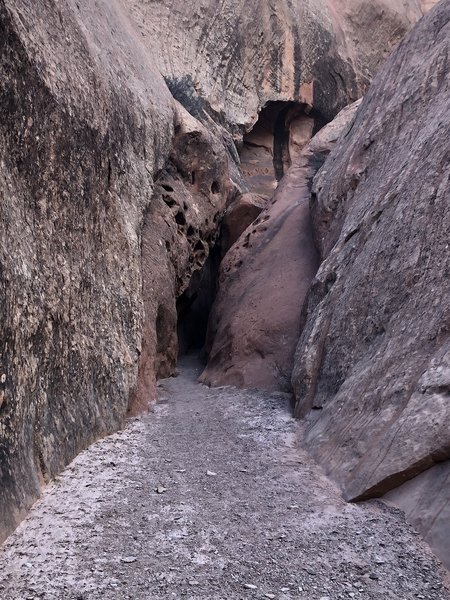Slot canyon off the trail that is absolutely worth a quick explore!