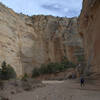 High cliffs along Sheep Creek