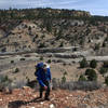 Climbing away from the Paria River