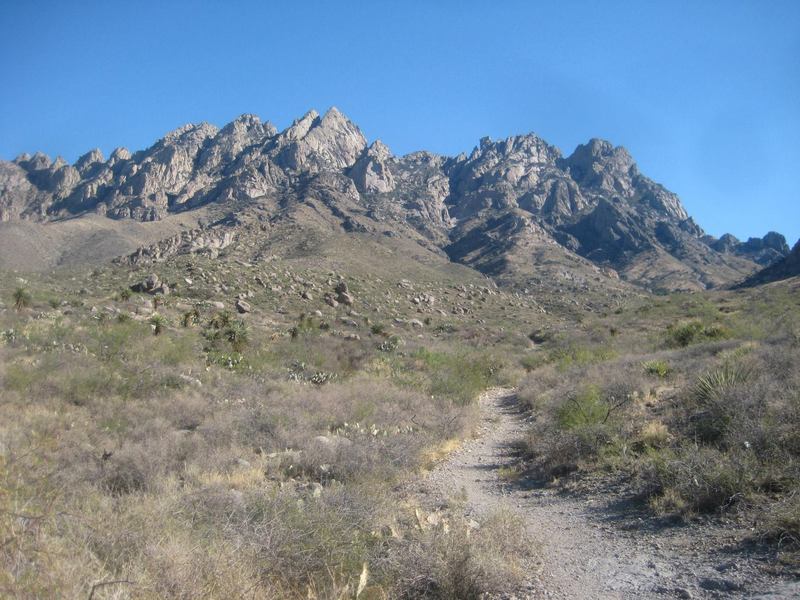 The trail in the winter.