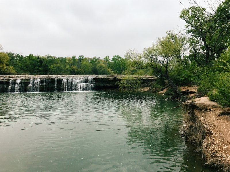 The second falls area down from the dam.