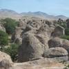 View of the boulders