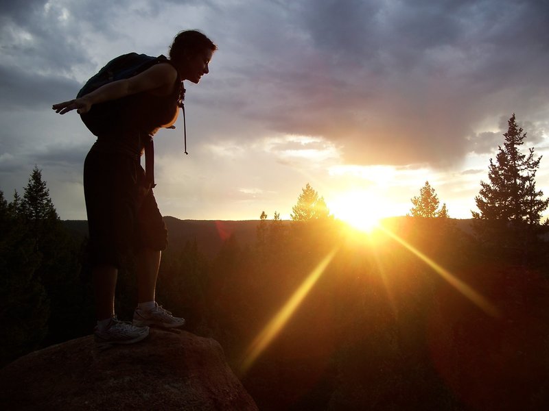 Sunset from on top of Red Rocks