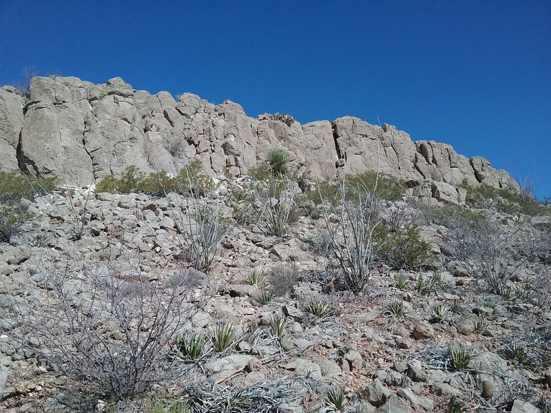 View of the Espina Ledge