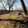 An early morning view on the Appalachian Trail from the near the top of Island Pond Mountain