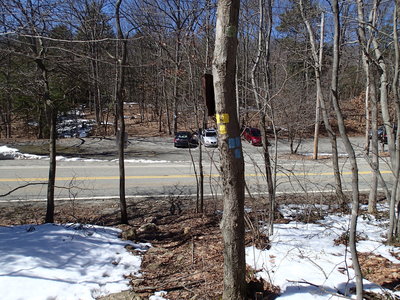 Trailhead for both Terrace Pond South and Terrace Pond North trails
