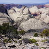 View from the rim of the West Rim Trail, looking towards the west