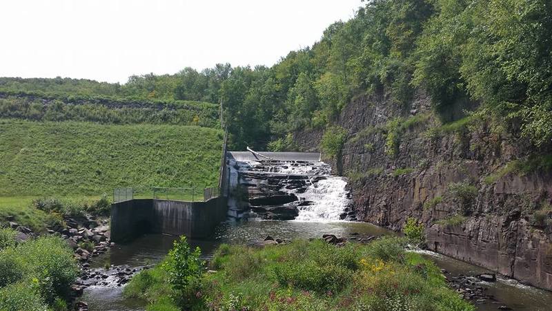 Dam at Lackawanna State park