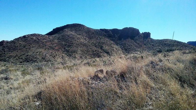 View of Cardiac Hill from the trail