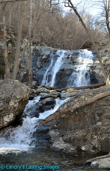 Lower set of falls. Nice place for lunch.