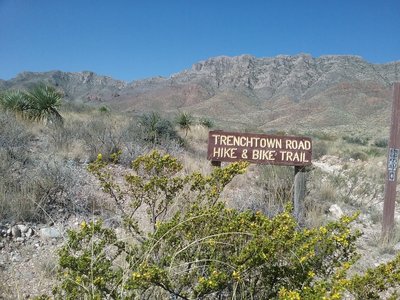 Looking west from the trail