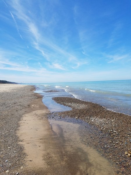 Beautiful view of Lake Michigan