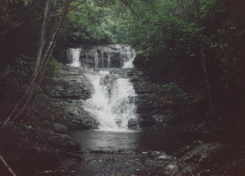 View of Wintergreen Falls