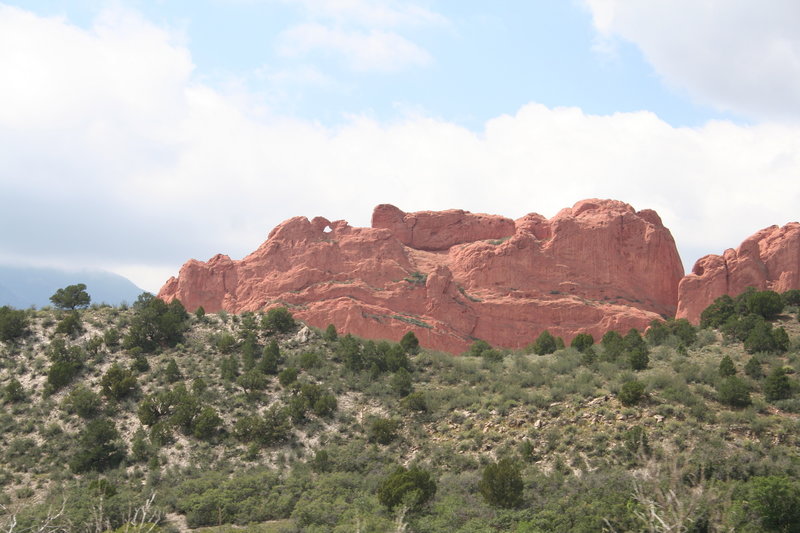 Kissing Camels, as seen from Ridge Rd.