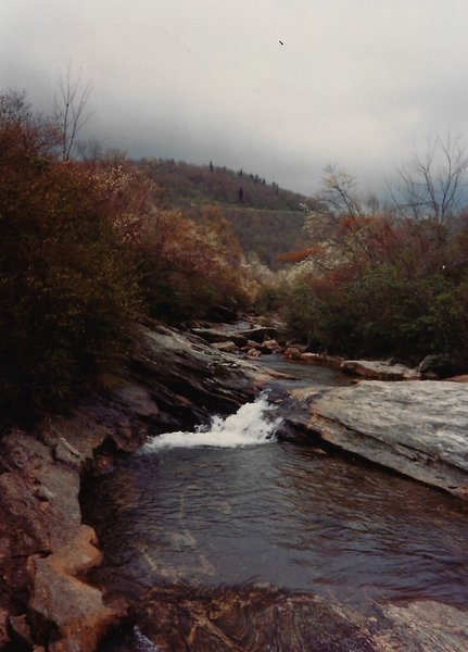 View of Lower Falls in the autumn