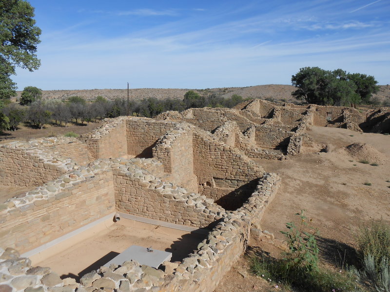 View of the main ruins