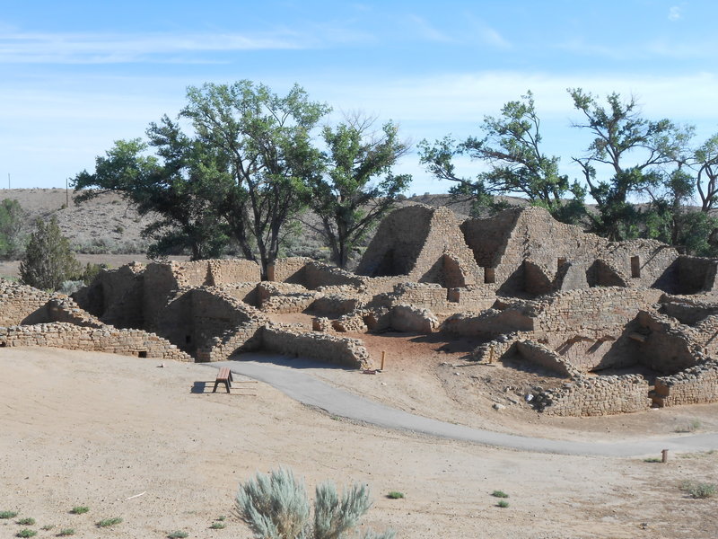 View of the ruins