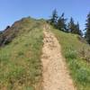 Approaching the Mitchell Point summit