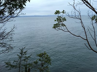 The view from the point.