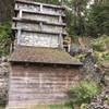 The lime kiln as it is in the process of being restored.