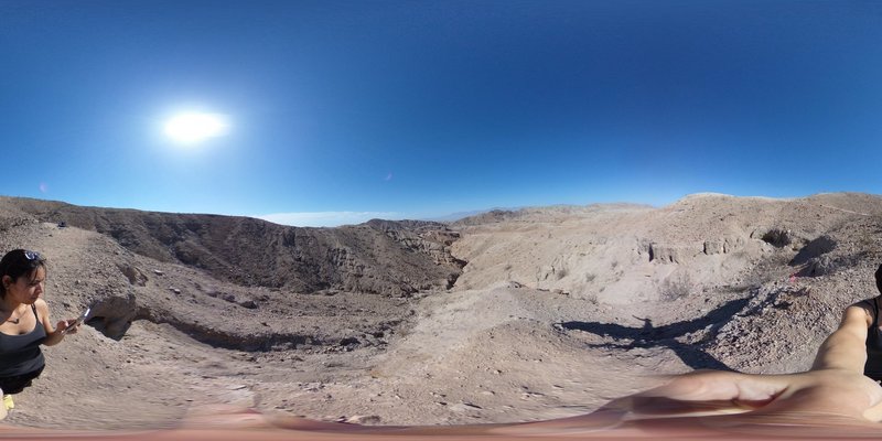 This is the view from the first lookout point that you get to. You'll be able to see the "painted" hills from here in the distance.