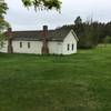 The barracks and seasonal visitor center.