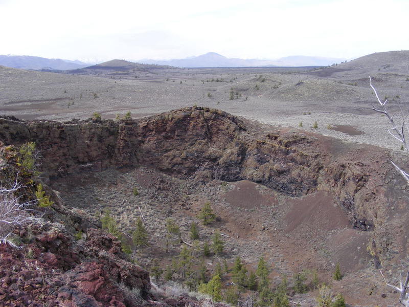 Camping in Echo Crater